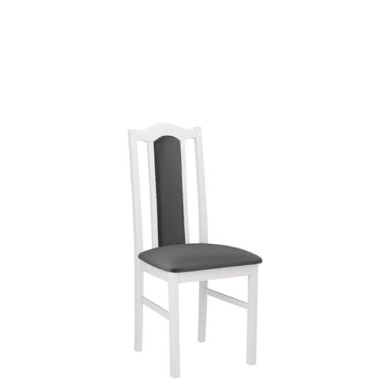 Veneti Stoličky do jedálne EDON 2 - biela / tmavá šedá