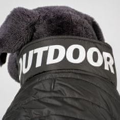 Duvo+ vodeodolná zimná vesta pre psov S 40cm čierna