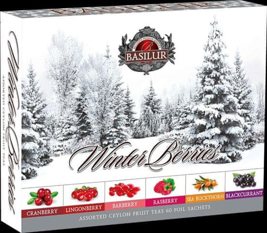 Basilur Winter Berries 60 sáčkov