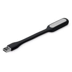 C-Tech UNL-04, USB lampička k notebooku, flexibilná, čierna