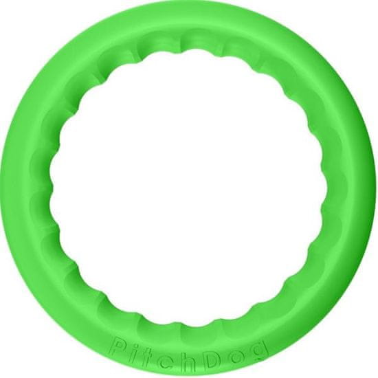 PitchDog Hračka tréningový penový kruh zelený 20cm