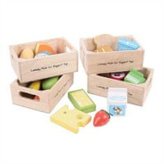 Bigjigs Toys set zdravých potravín v štyroch krabičkách 2