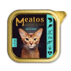 Meatos Cat Cod & Trout kúsky v omáčke 85 g