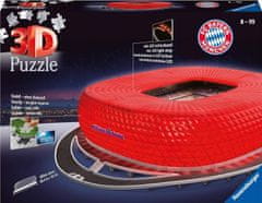 Ravensburger Svietiace 3D puzzle Nočná edícia Allianz Arena, Mníchov 216 dielikov