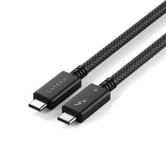 Satechi Thunderbolt 4 Pro Braided Cable 1m (PD240W,40Gpbs data,8K resolution) - čierny