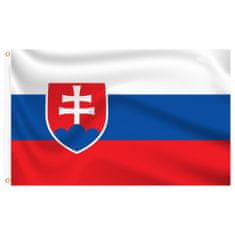 Timeless Tools Vlajkový stožiar so slovenskou vlajkou, 90x150 cm
