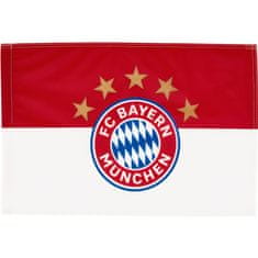 FAN SHOP SLOVAKIA Vlajka FC Bayern Mníchov 60x40cm s tyčkou