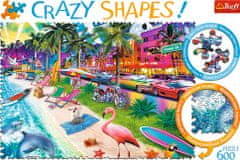 Trefl Crazy Shapes puzzle Pláž Miami 600 dielikov
