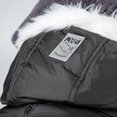 Duvo+ zimná bunda s kapucňou pre psov S 40cm čierna
