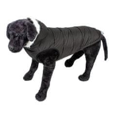 Duvo+ zimná bunda s kapucňou pre psov L 60cm čierna