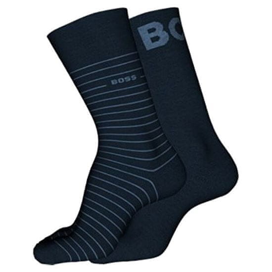 Hugo Boss 2 PACK - pánske ponožky BOSS 50503547-401
