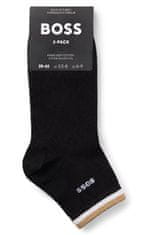 Hugo Boss 2 PACK - pánske ponožky BOSS 50491195-001 (Veľkosť 39-42)