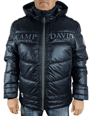 Camp David  Pánska Bunda zimná s Kapucňou HW 22 Black Čierna XL