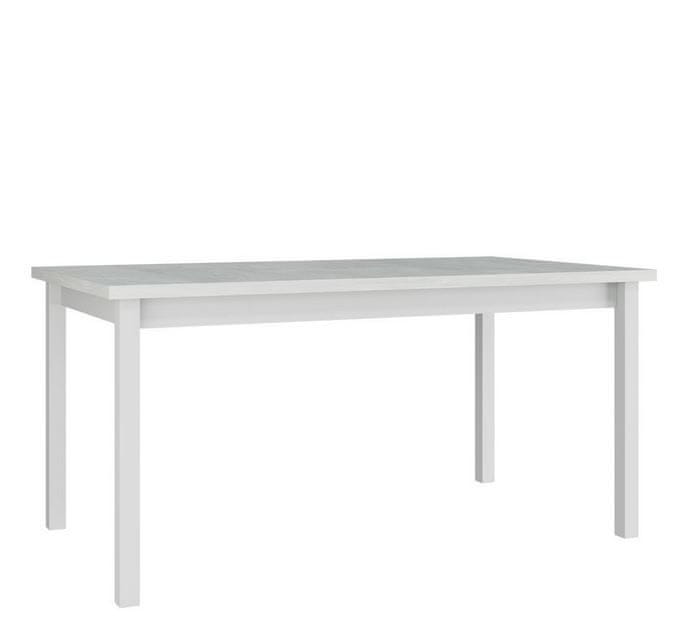 Veneti Rozkladací kuchynský stôl 160x90 cm CAMBERT 2 - biely