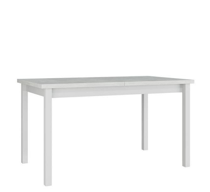 Veneti Rozkladací kuchynský stôl 140x80 cm CAMBERT 1 - biely