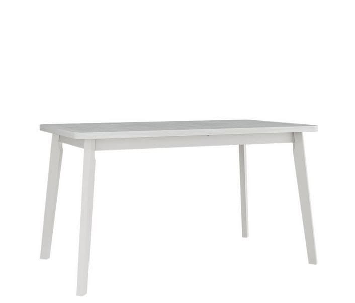 Veneti Rozkladací stôl do jedálne 140x80 cm AMES 6 - biely