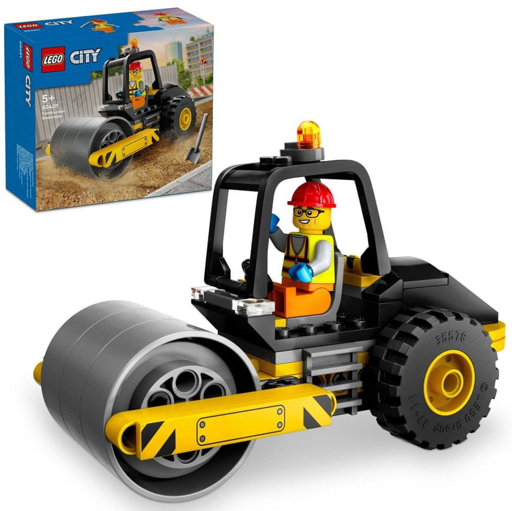 LEGO City 60401 Stavebný parný valec