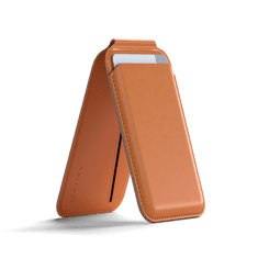 Satechi Vegan-Leather Magnetic Wallet Stand (iPhone 12/13/14/15 all models) - oranžová