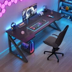 Čierny stôl, herný stôl, veľký stôl, MUVU, ergonomický dizajn