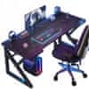 MUVU Čierny stôl, herný stôl, veľký stôl, MUVU, ergonomický dizajn