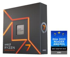 AMD Ryzen 7 7700X / LGA AM5 / max. 5,4 GHz / 8C/16T / 40MB / 105W TDP / BOX bez chladiča