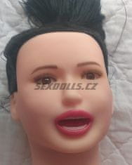 Diaoshi oral doll Kristin / realistická nafukovacia panna, farba vlasov - čierna