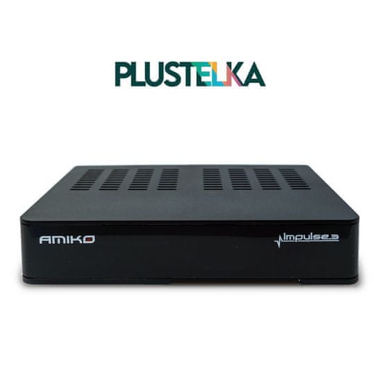 Amiko Príjmač Amiko Impulse 3 Plustelka H.265 DVB-T/T2