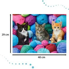 Solex Castorland PUZZLE 300ks Kittens in Yarn Store 8+