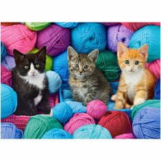 Solex Castorland PUZZLE 300ks Kittens in Yarn Store 8+