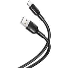 XO Kábel USBA-USBC 1m 2,1A čierny XO NB212
