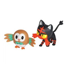Jazwares Pokémon Battle pack akční figurka Rowlet a Litten