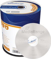 MediaRange DVD+R 4,7GB 16x, Spindle 100ks