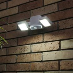 Solex Svietidlo nočné LED BATERY LED SPOTLIGHT DOUBLE WT s pohybovým senzorom na batérie