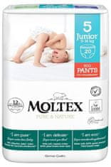 MOLTEX Naťahovacie plienkové nohavičky Moltex Pure & Nature Junior 9-14 kg (20 ks)
