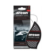 Areon SL02 SportLux Silver závesný papierový osviežovač vzduchu, čierna
