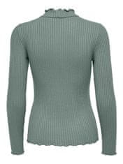 Jacqueline de Yong Dámske tričko JDYFRANSISKA Stretch Fit 15228065 Chinois Green (Veľkosť L)