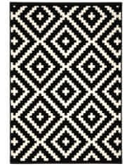 Kusový koberec Gloria new black/cream 160x230