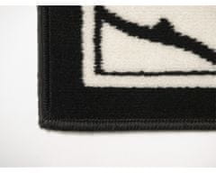 Kusový koberec Zebra black/white 120x170