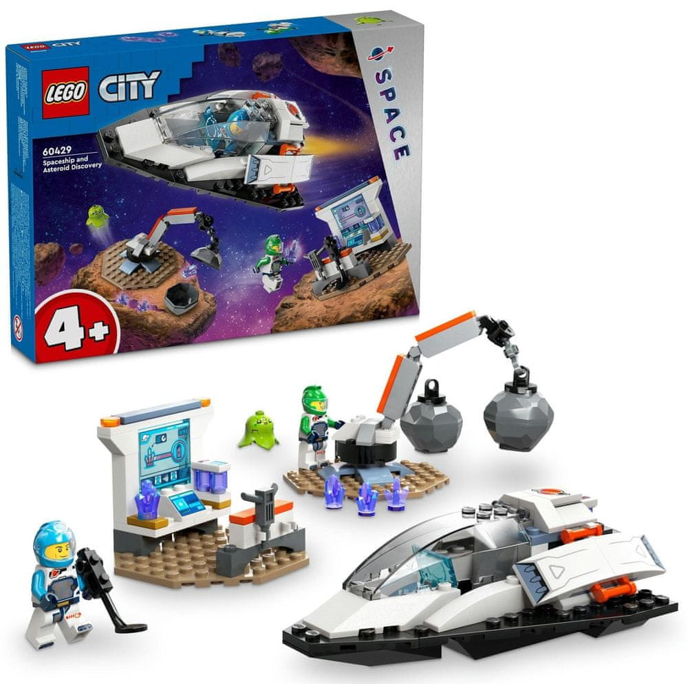 LEGO City 60429 Vesmírna loď a objav asteroidu