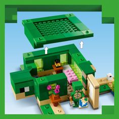 LEGO Minecraft 21254 Korytnačí domček na pláži