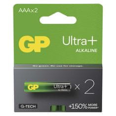 GP Alkalická batéria GP Ultra Plus LR03 (AAA) 2 ks