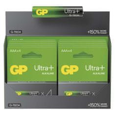 GP Alkalická batéria GP Ultra Plus LR03 (AAA) 4 ks