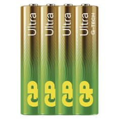 GP Alkalická batéria GP Ultra LR03 (AAA), 4 ks