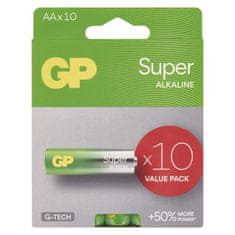 GP Alkalická batéria GP Super LR6 (AA) 10 ks