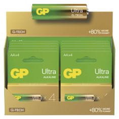 GP Alkalická batéria GP Ultra LR6 (AA), 4 ks