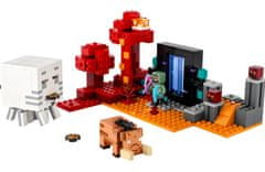 LEGO Minecraft 21255 Prepadnutie v portáli do Netheru