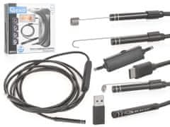 GEKO Inšpekčná kamera, endoskop 5,5mm, 2m, USB C / USB 2.0 G02942