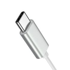 Joyroom JR-EC06 slúchadlá do uší USB-C, strieborné
