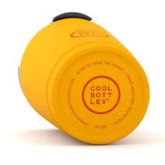 Cool Bottles Nerezový termohrnek Vivid třívrstvý 550 ml žlutá