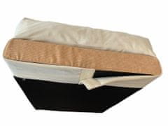 Nobby Komfortná matrac pre psy Bevis 75 x 55 x 8 cm hnedá